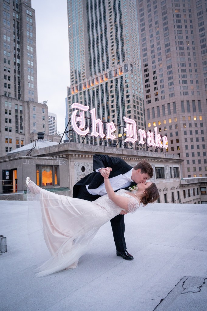 Leah and Seth's Great Gatsby wedding at the Drake in downtown Chicago